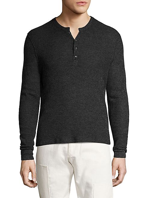 Ovadia & Sons - Zack Waffle Knit Merino Wool Sweater