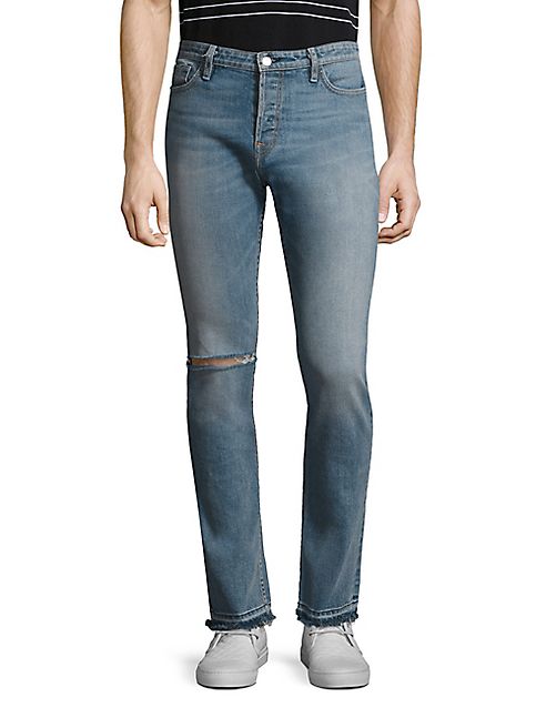 Ovadia & Sons - Slim-Fit Distressed Jeans