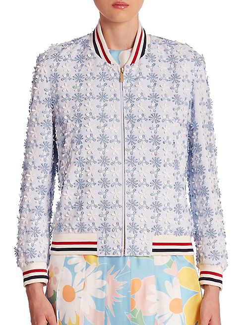 Thom Browne - Daisy Bomber Jacket