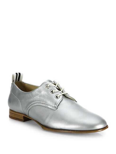 Rag & Bone - Audrey Metallic Leather Oxfords