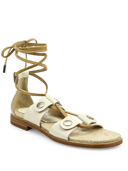 Rag & Bone - Evelyn Leather Lace-Up Sandals