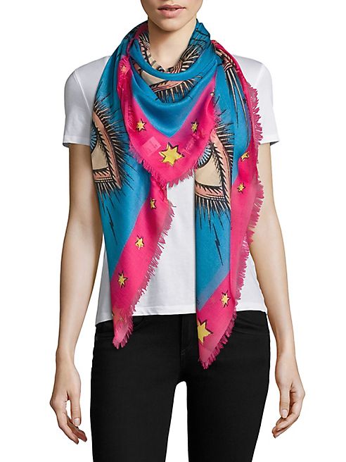 Gucci - Eye & Star Scarf