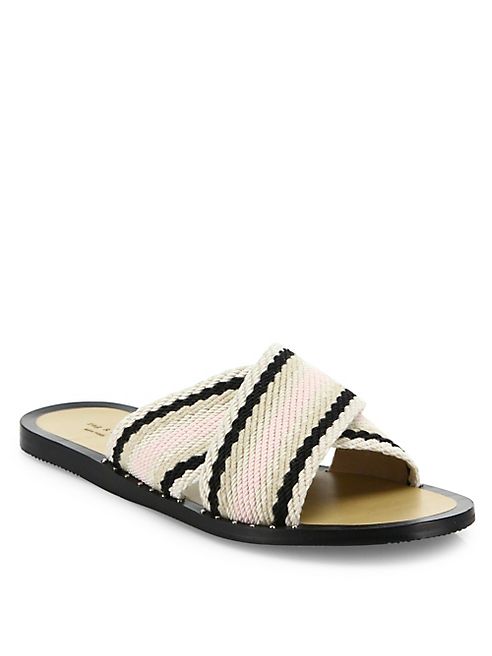 Rag & Bone - Keaton Crisscross Cotton Slides