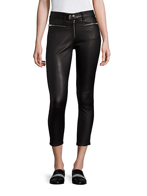 Rag & Bone - Ryder Leather Skinny Jeans