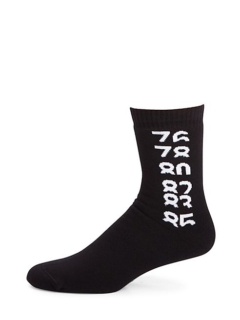 Marcelo Burlon - Paco Short Cotton-Blend Socks