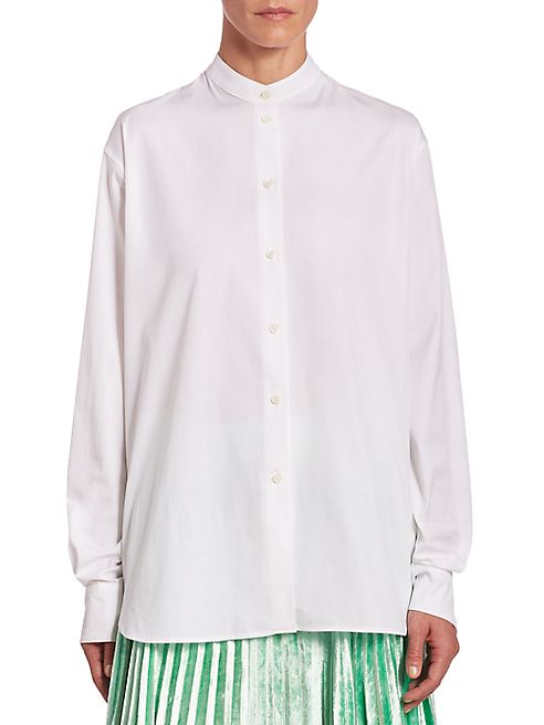 Victoria Beckham - Cotton Button Front Shirt