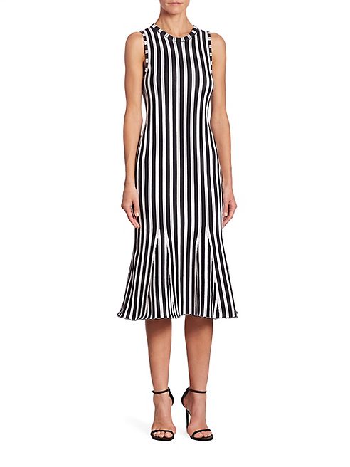 Victoria Beckham - Wide Striped Dress