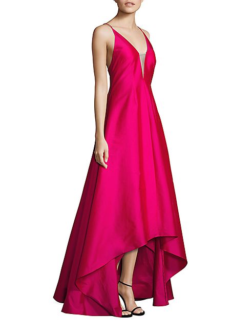 Aidan Mattox - Hi-Lo Taffeta Gown