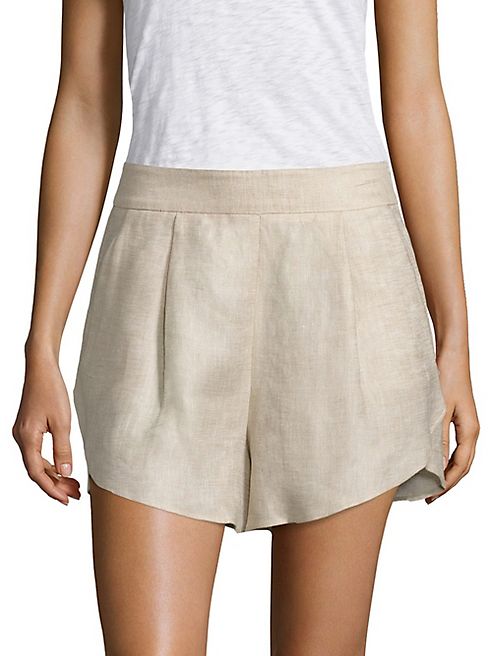 MILLY - Linen Petal Shorts