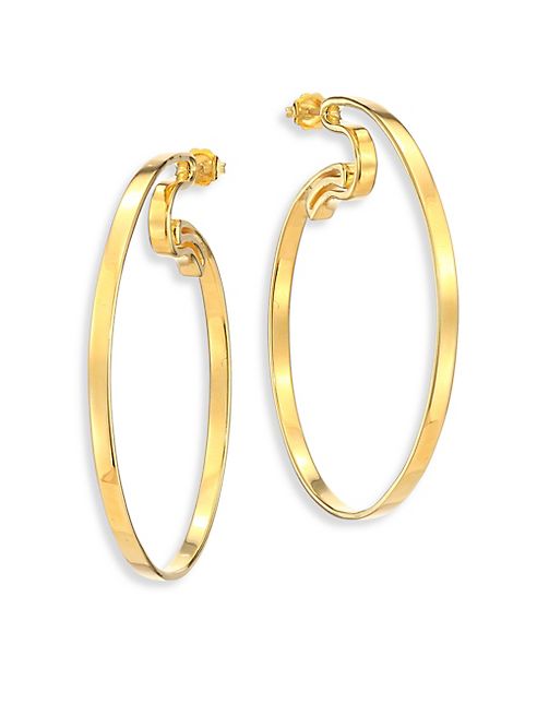 Elizabeth and James - Jete Hoop Earrings/2.5