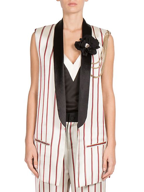 Lanvin - Stripe Tuxedo Vest