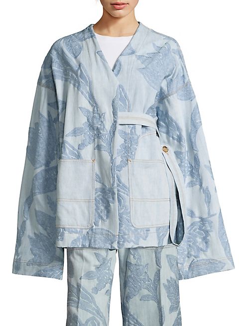 Acne Studios - Olinda Floral Denim Jacket