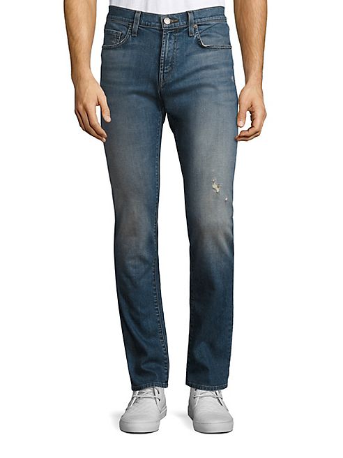 J BRAND - Tyler Slim Fit Distressed Jeans