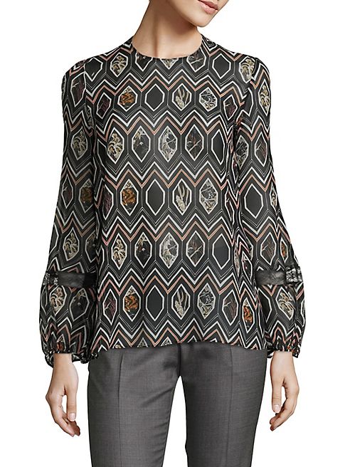 Giambattista Valli - Honeycomb Printed Top