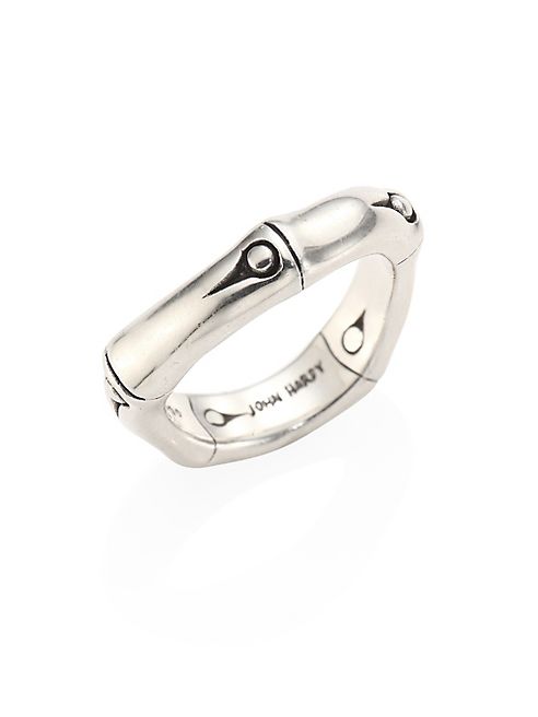 John Hardy - Bamboo Sterling Silver Curved Band Ring