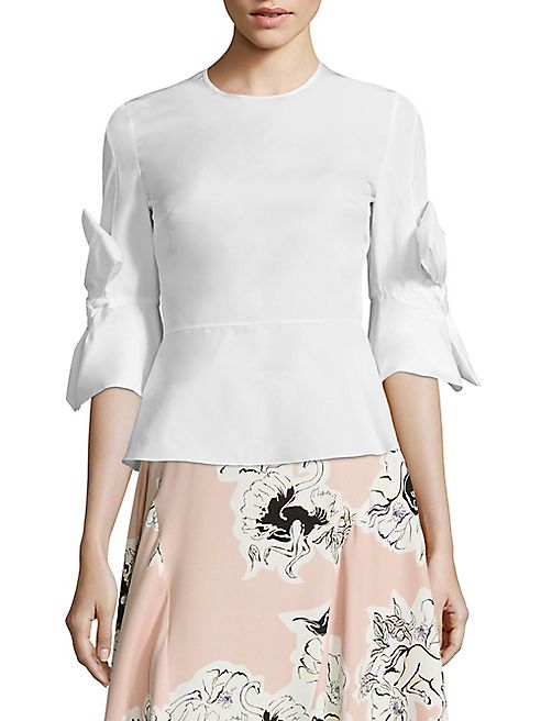 Roksanda - Kemi Bow Bell Sleeve Top