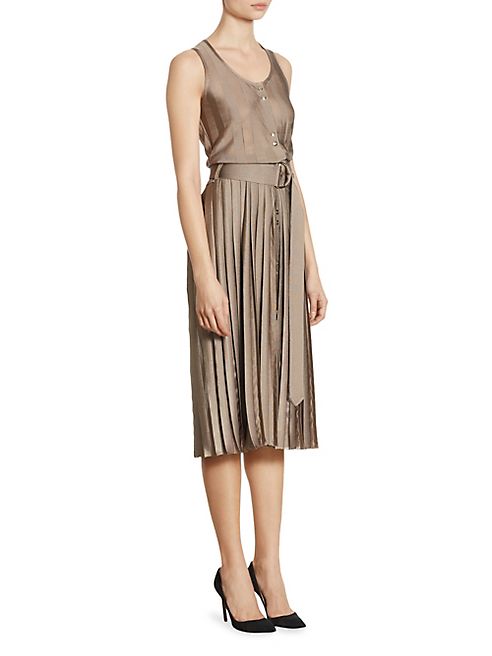 Nina Ricci - Pleated Silk Dress