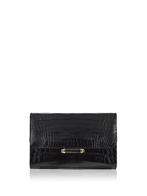 Judith Leiber - Sloane Crocodile Clutch