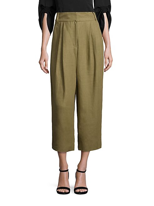 Tibi - Hessian Linen Culottes