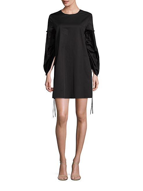 Tibi - Cotton Poplin Trapeze Dress