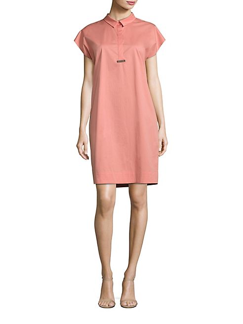 Peserico - Cocoon Cotton Blend Shirtdress