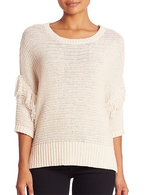 Rebecca Minkoff - Tape Yarn Fringe Sweater