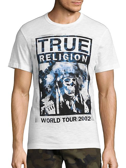 True Religion - Skull Head Graphic Tee