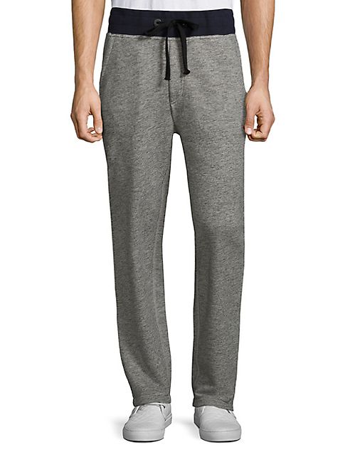 True Religion - Contrast Banded Heathered Sweatpants