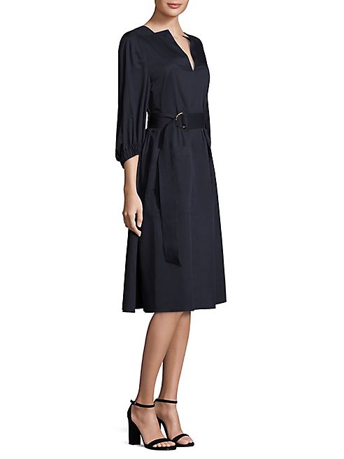 Tibi - Solid Poplin Dress