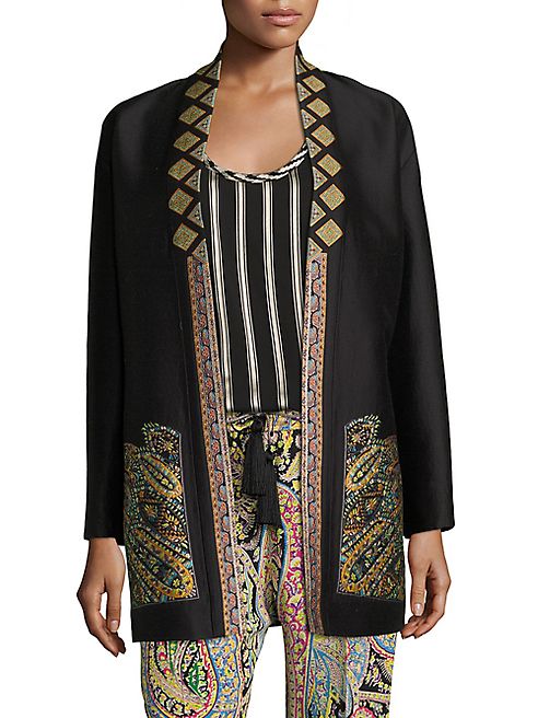 Etro - Open Front Kimono Jacket