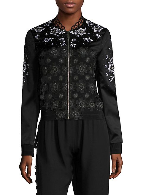 Elie Tahari - Brandy Lace Embroidered Jacket