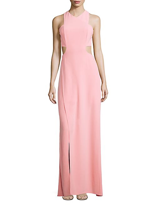 Halston Heritage - Crepe Cutout Gown