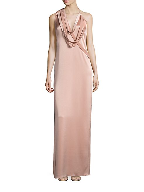 Halston Heritage - Draped Slip Gown