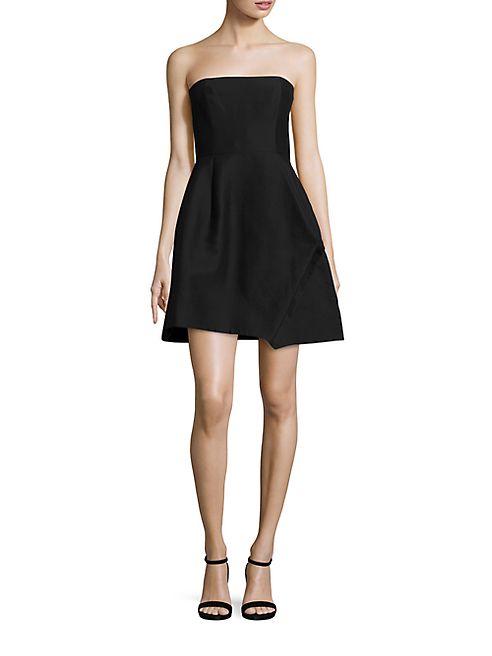 Halston Heritage - Strapless Faille Dress