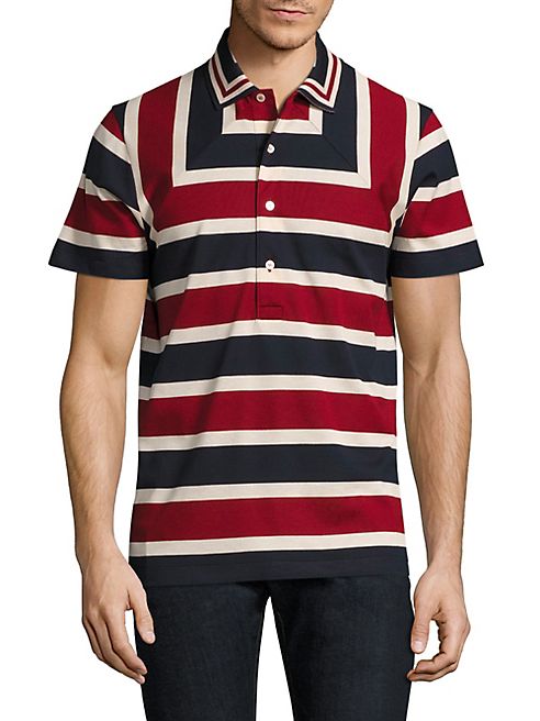 Paul Smith - Multi-Colored Striped Polo