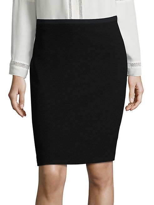 Elie Tahari - Bennet Crepe Pencil Skirt