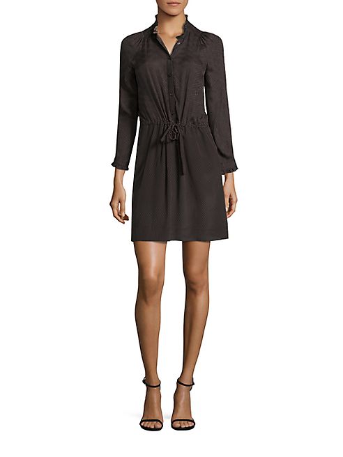 Rebecca Taylor - Pin Dot Silk Shirtdress