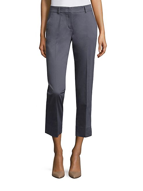 Peserico - Solid Cropped Trousers