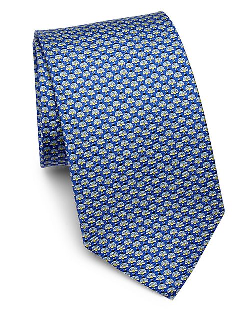 Salvatore Ferragamo - Ladybug Print Silk Tie