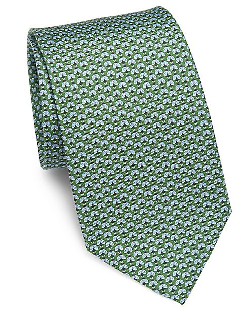 Salvatore Ferragamo - Ladybug-Print Silk Tie