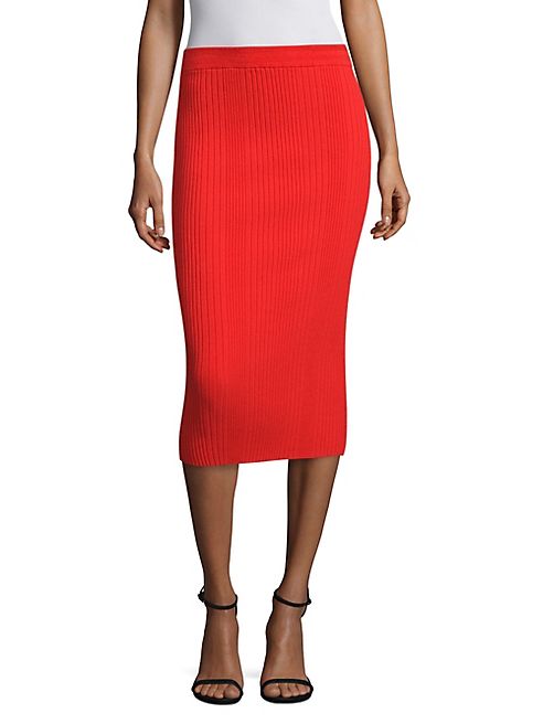 Rebecca Taylor - Solid Ribbed Skirt