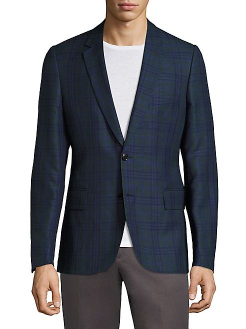 Paul Smith - Soho Italian Plaid Linen Blazer