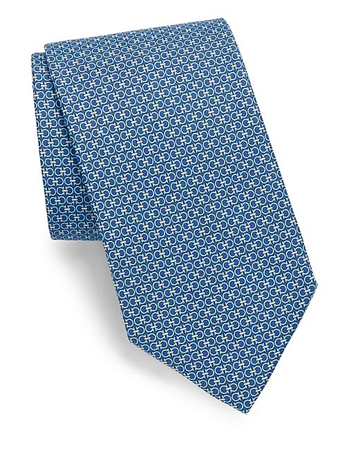 Salvatore Ferragamo - Two Tone Silk Tie