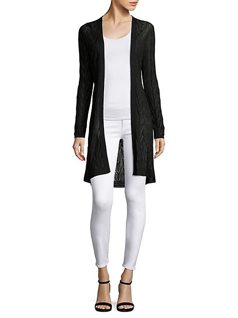 M Missoni - Long Tied Wool Blend Cardigan