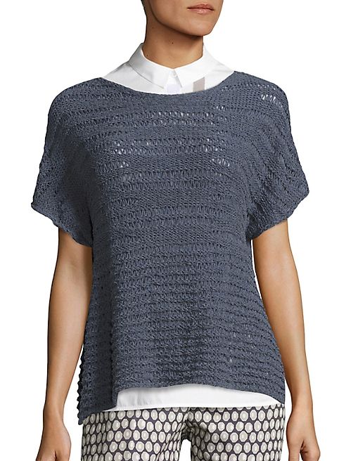 Peserico - Open Weave Knit Sweater