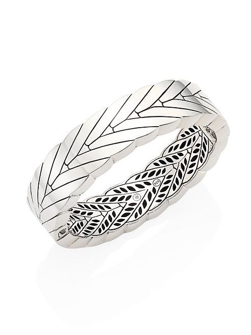 John Hardy - Modern Chain Sterling Silver Hinged Bangle