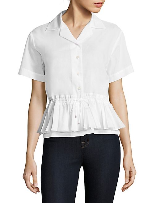 Tome - Short Sleeve Drawstring Shirt