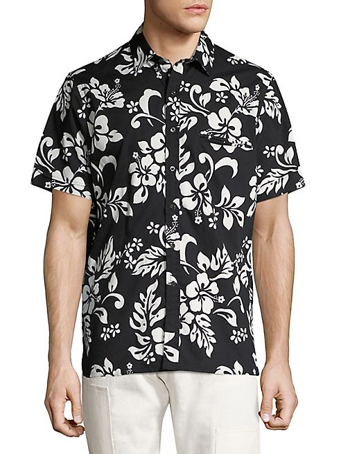 Ovadia & Sons - Floral Cotton Camp Shirt