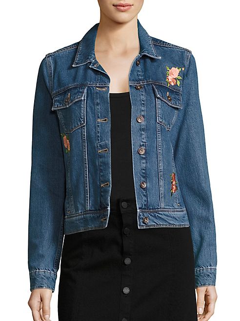 PAIGE - Rowan Embroidered Denim Jacket