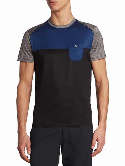 Saks Fifth Avenue Collection - Colorblock Chest Pocket Tee